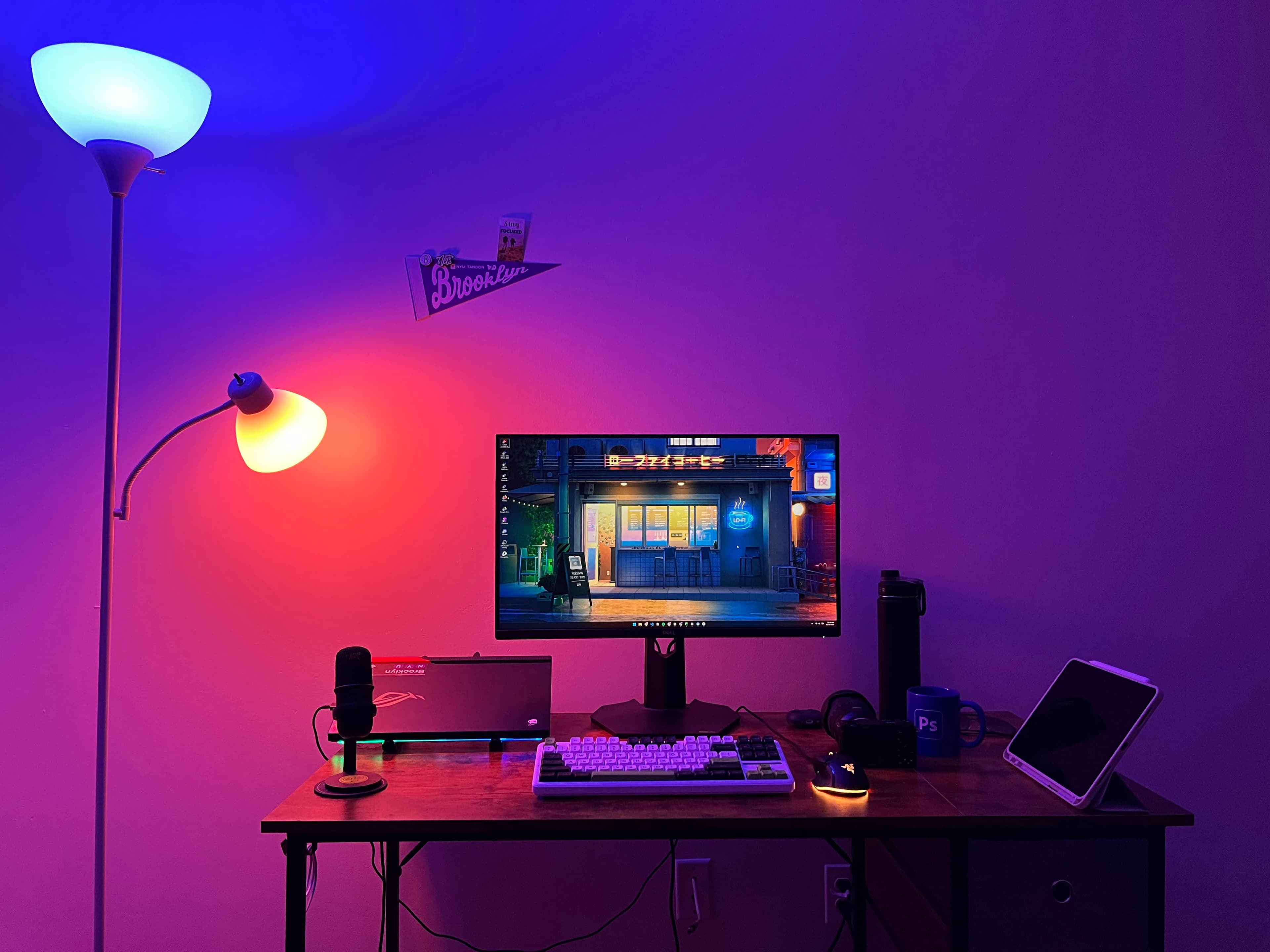 Current iteration of my desk setup